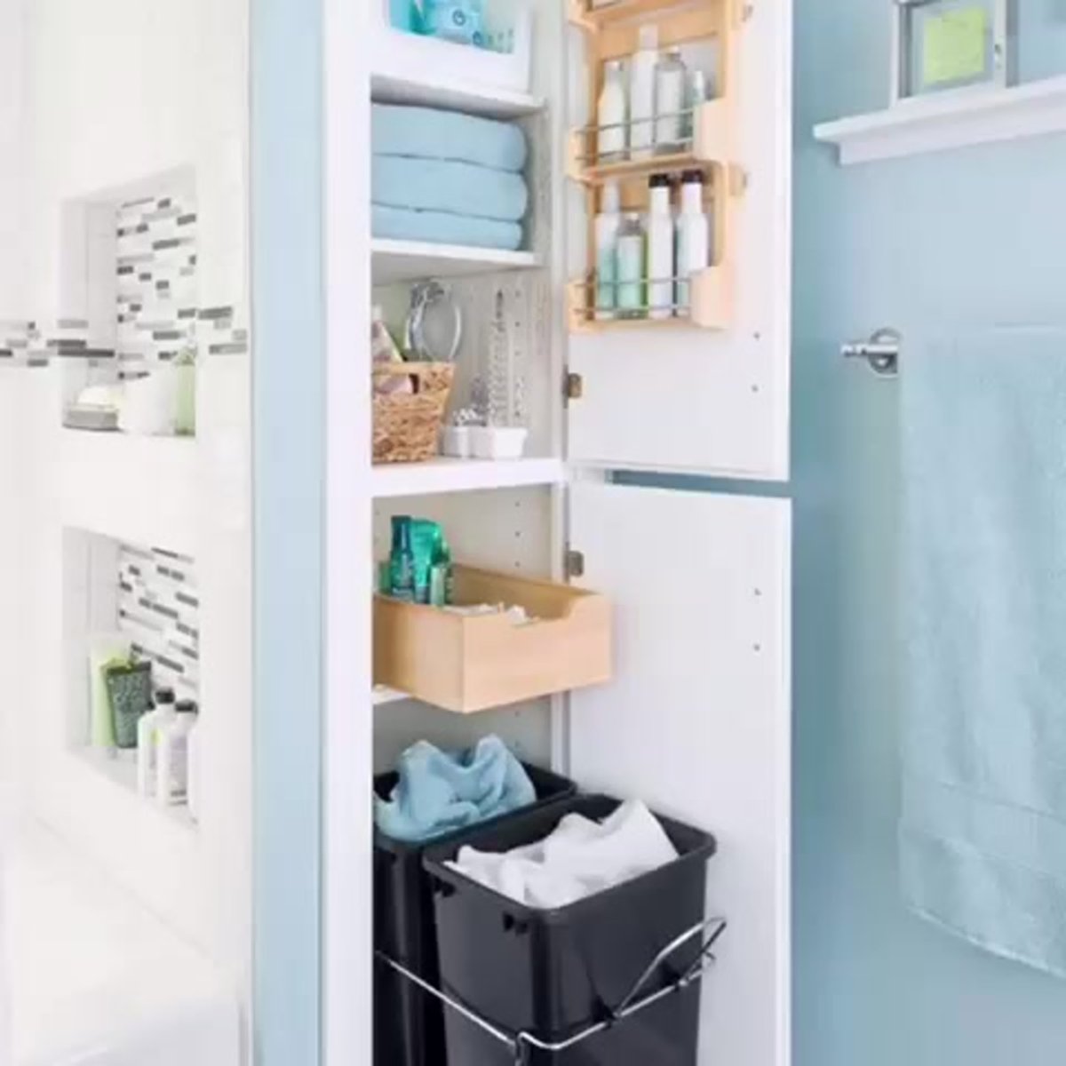 Хранение в ванной комнате