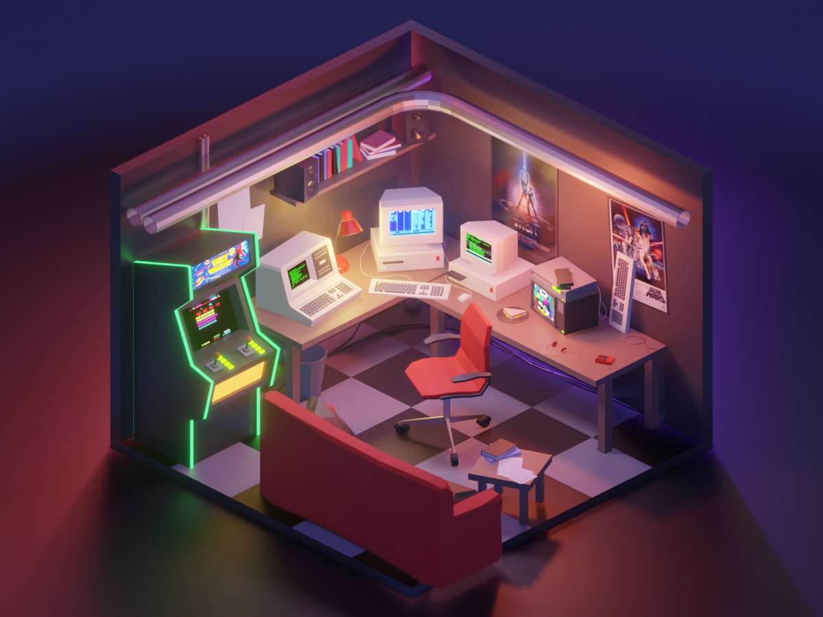 Дизайн интерьера 4d. 3d isometric Room гейминг. Комната Cyberpunk в АВАТАРИИ. 3д комната. Геймерская комната 3d.