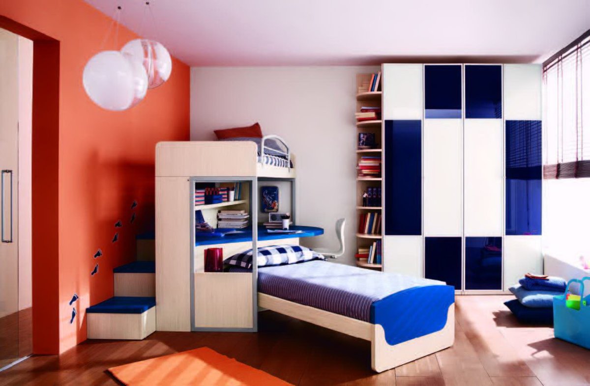 Дизайн комнаты для двух подростков мальчиков