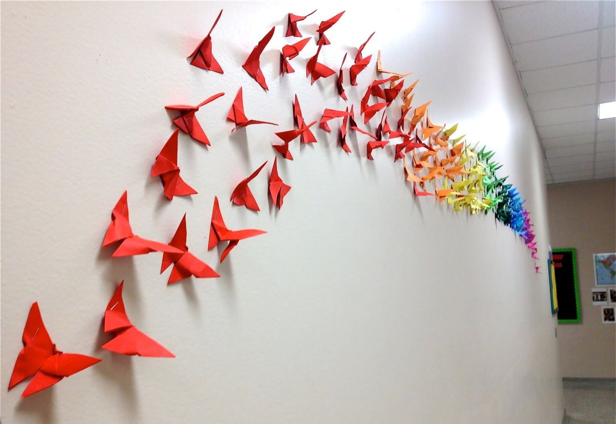 Оригами для украшения комнаты