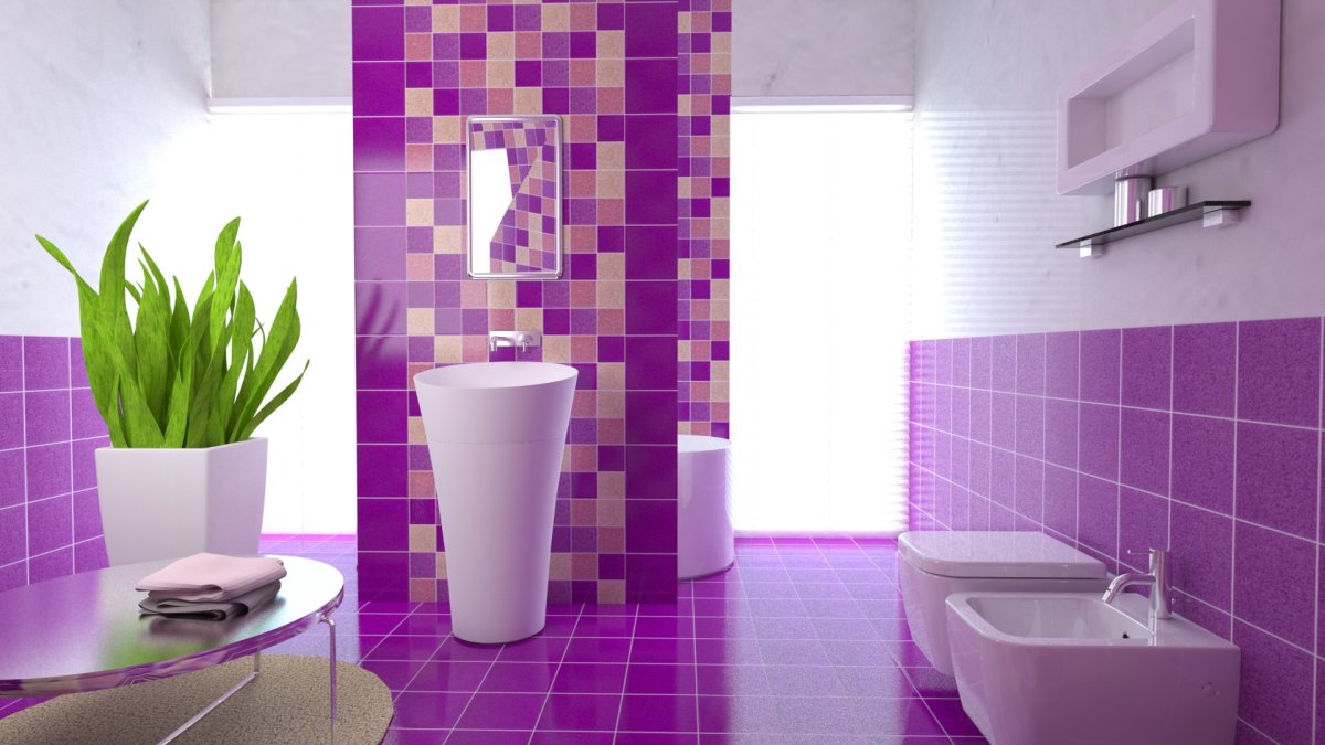 Цвет ванной комнаты