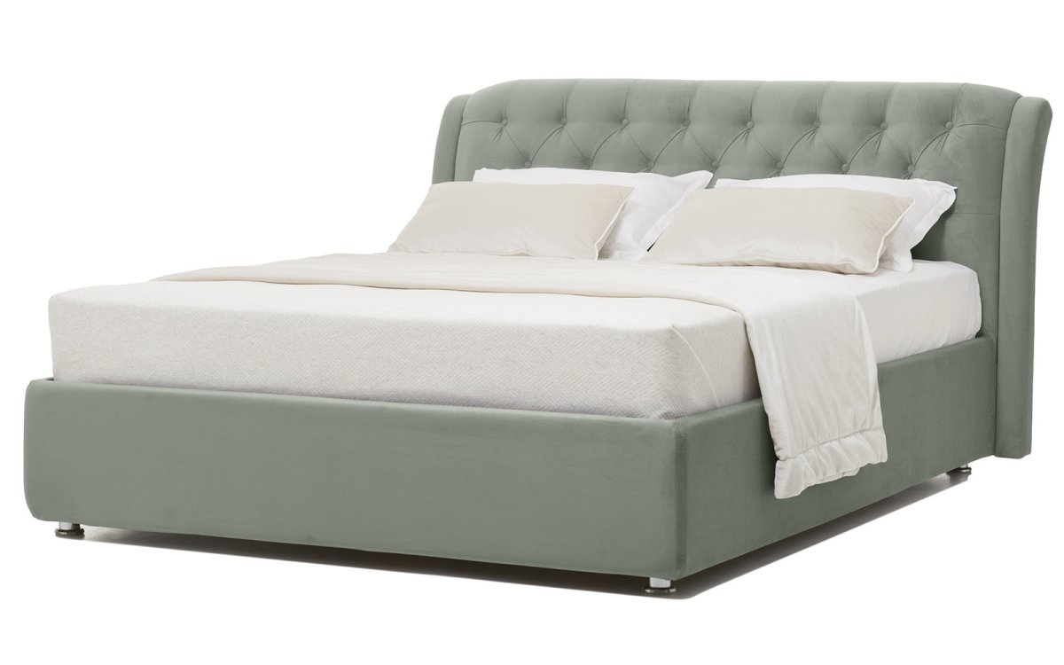 Дизайнерские кровати двуспальные с мягким изголовьем