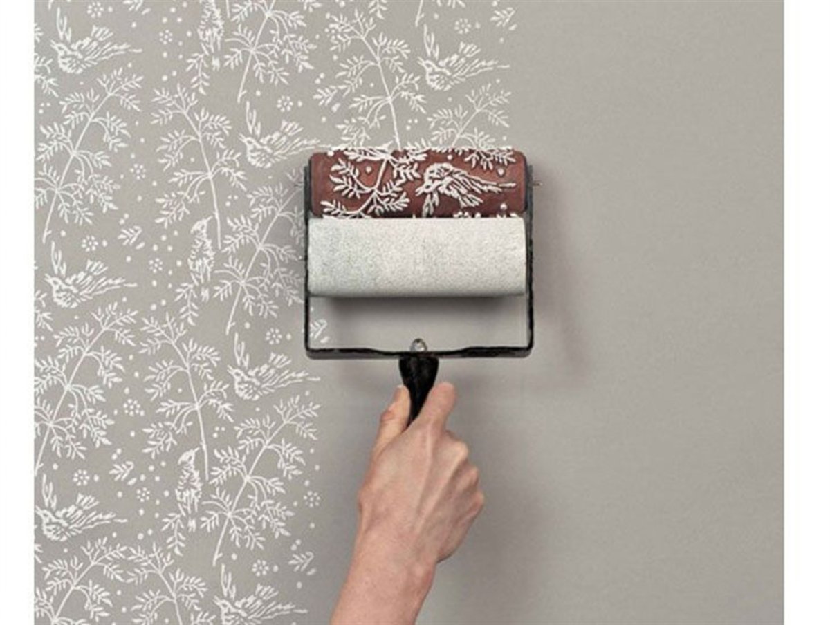 Узорный валик для покраски стен