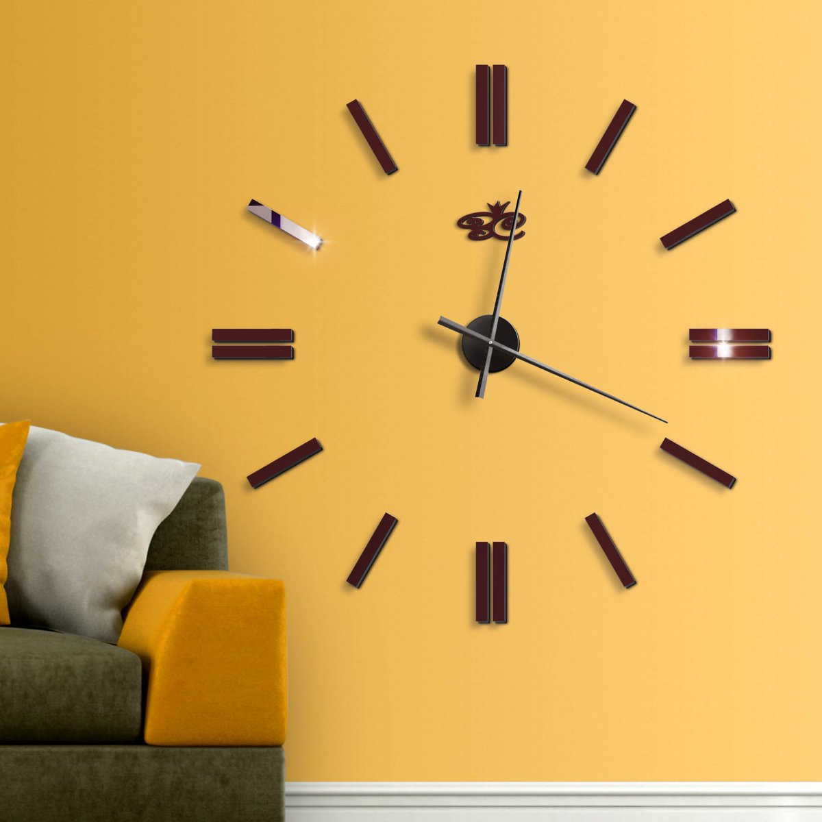 Креативные часы на стену