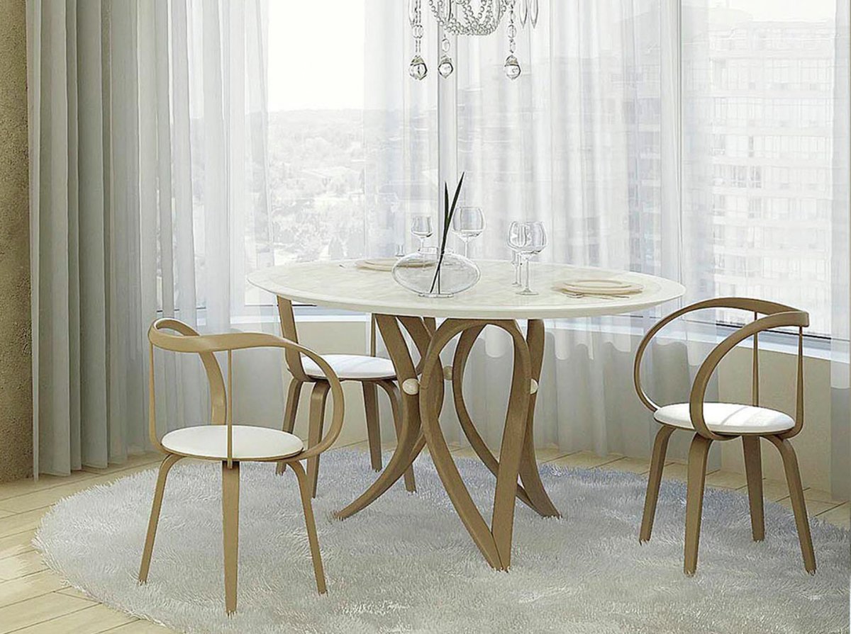 Обеденные столы и стулья для кухни