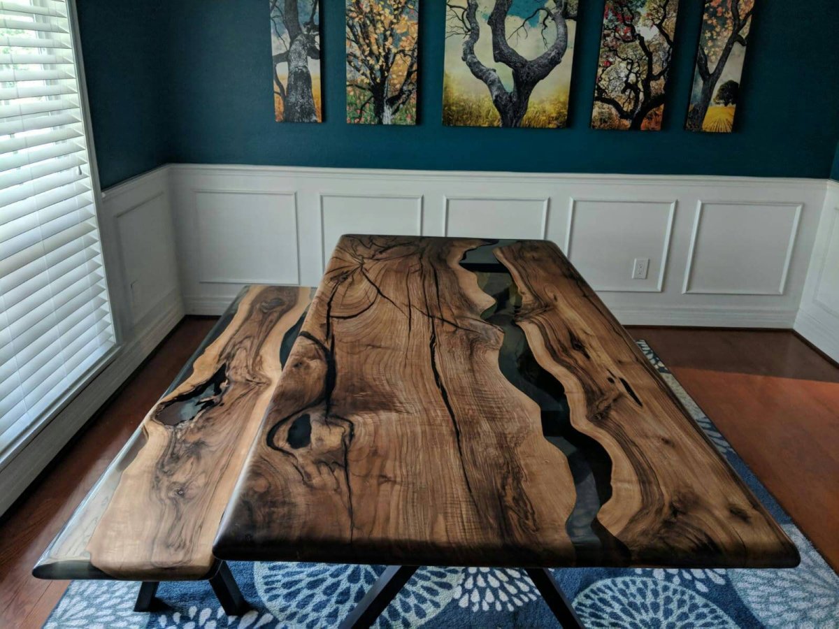 Мебель из слэбов дерева