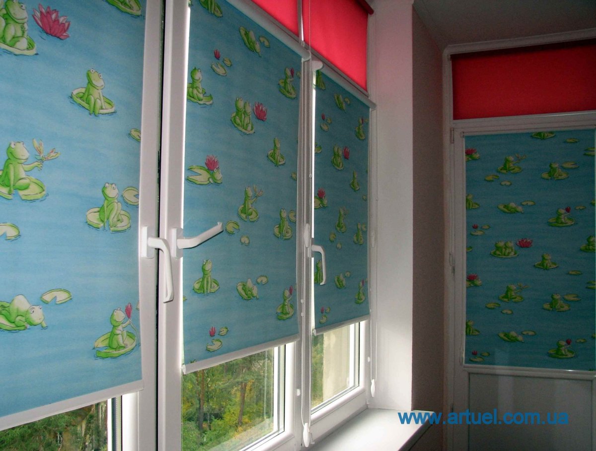 Рулонные шторы в детскую комнату