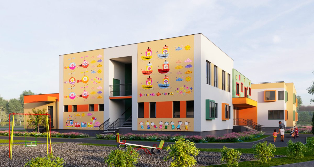Фасад детского сада