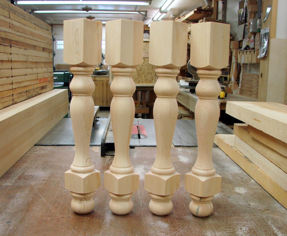 Ножки для мебели из дерева