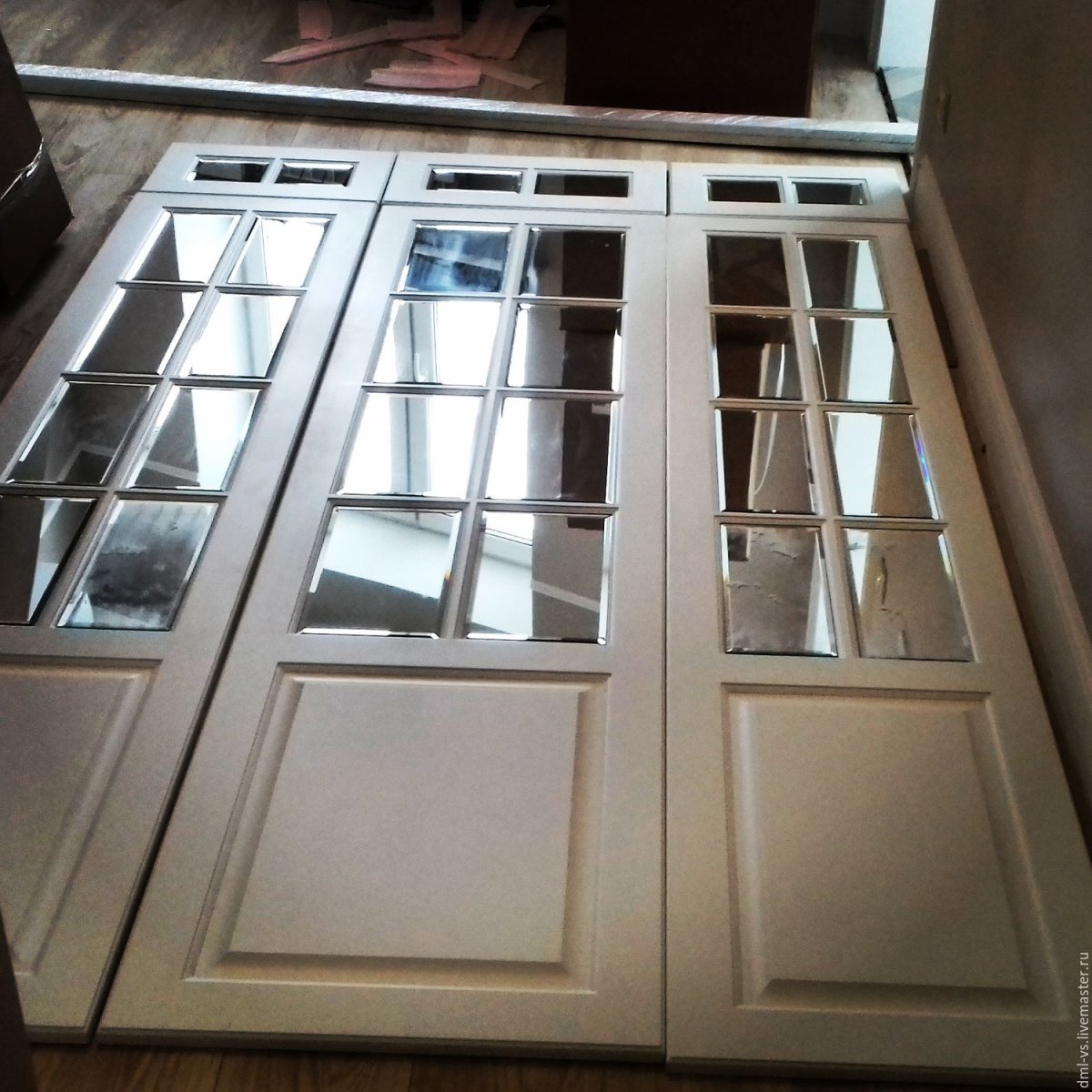 Кухонные двери со стеклом
