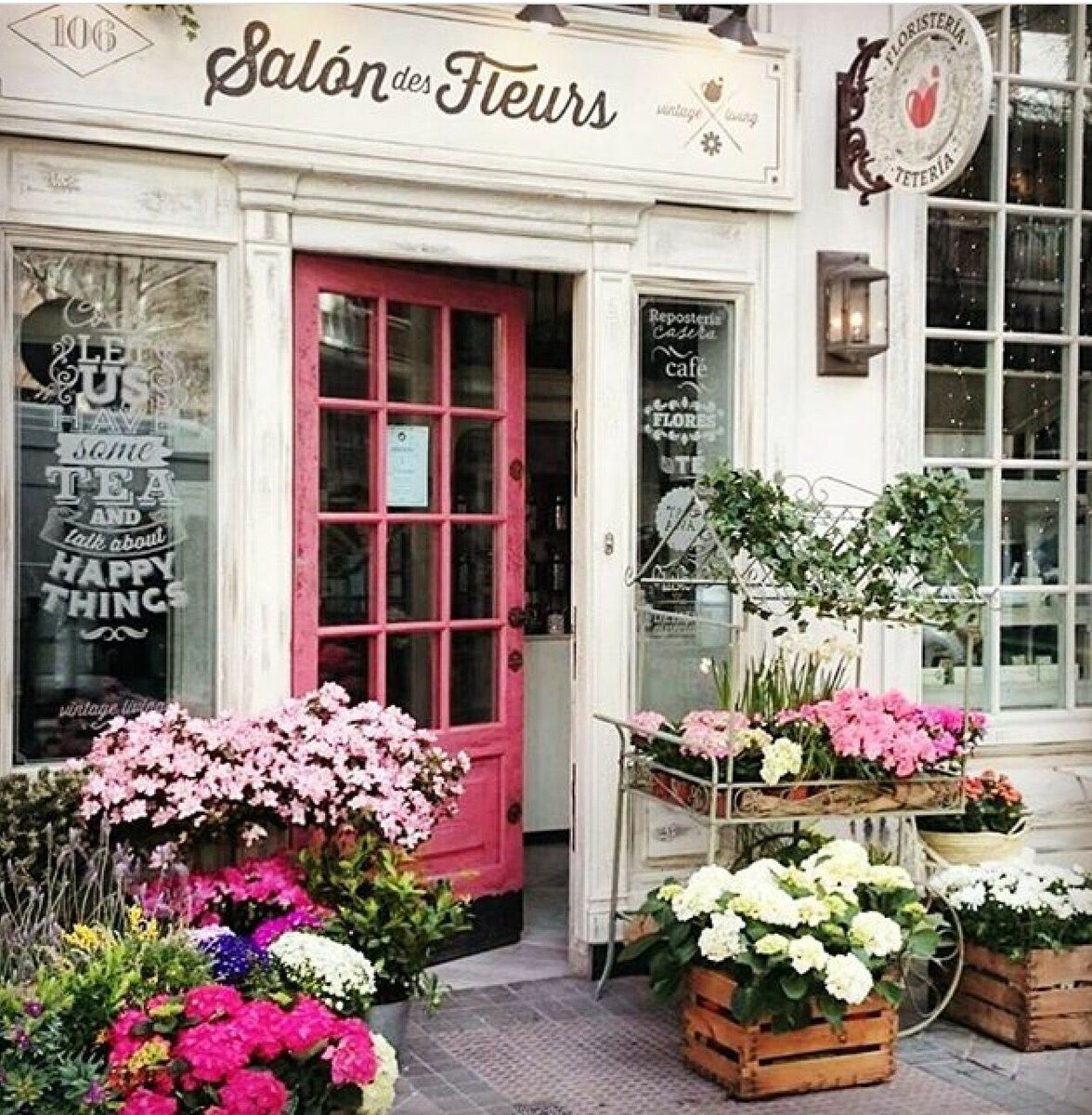 Цветочный магазин в стиле лофт
