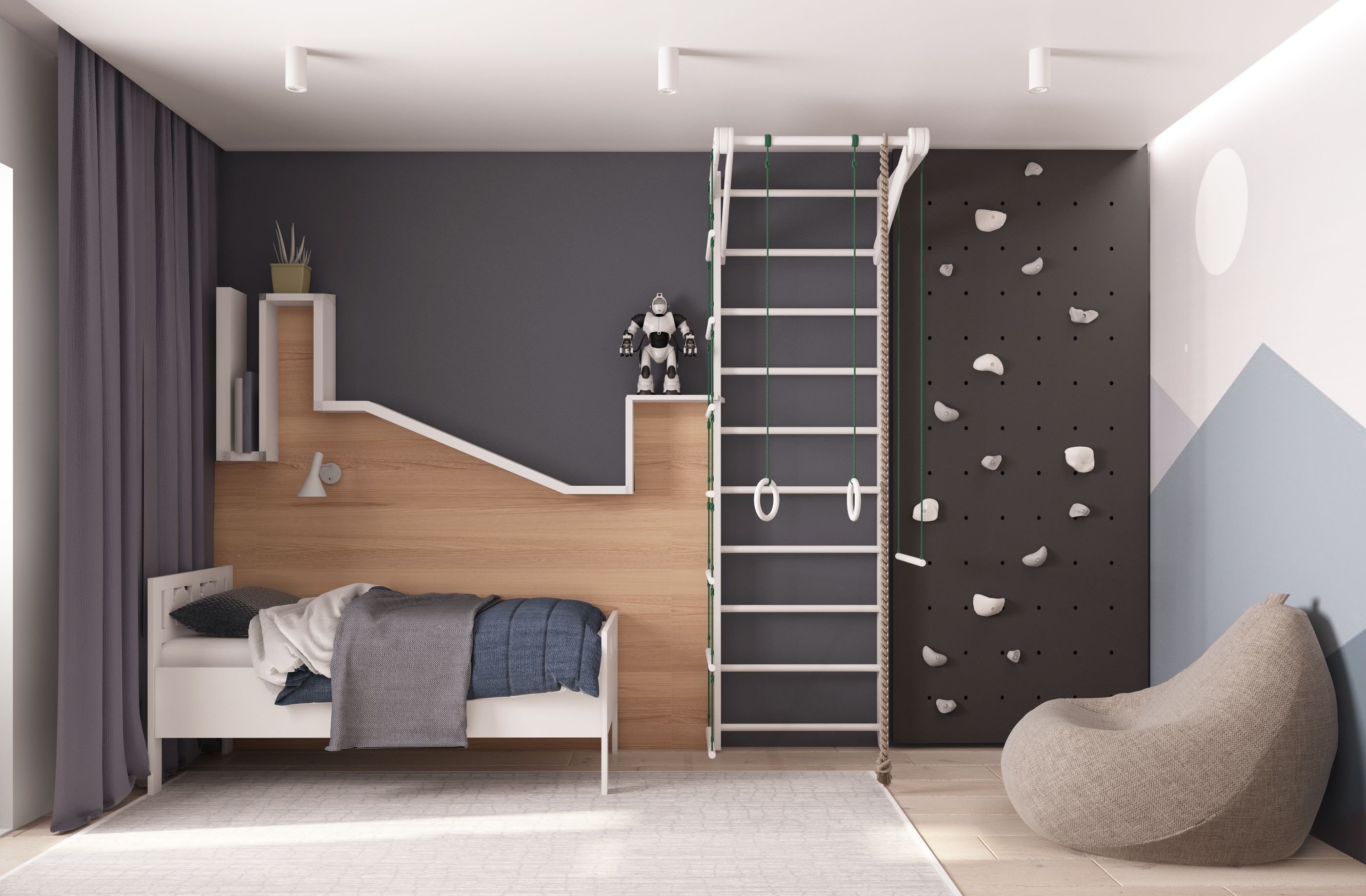 Дизайн детской комнаты для девочки минимализм