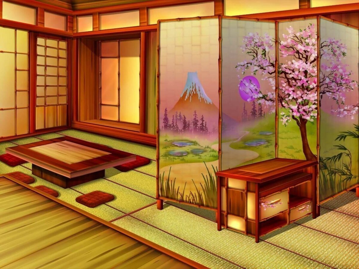 Домики в японском стиле