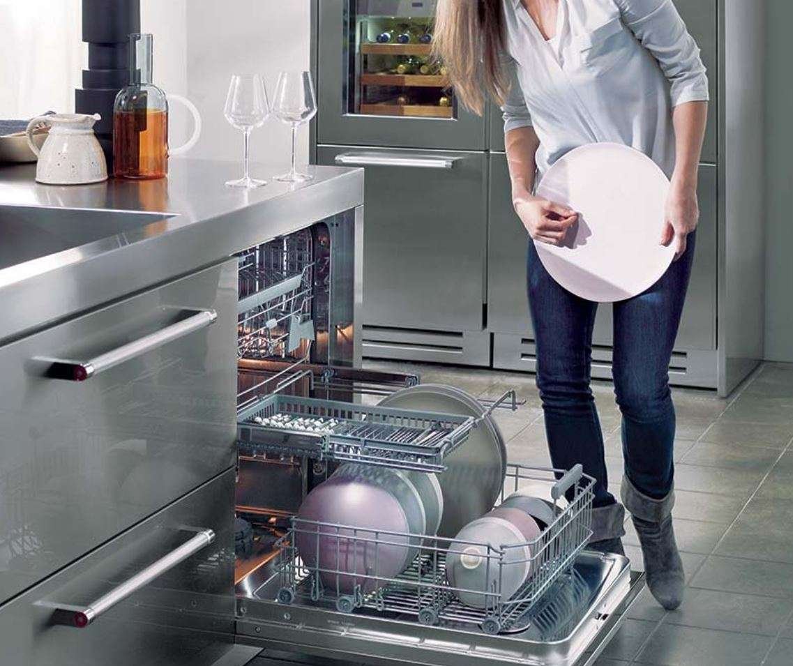 Посудомоечная машина в интерьере