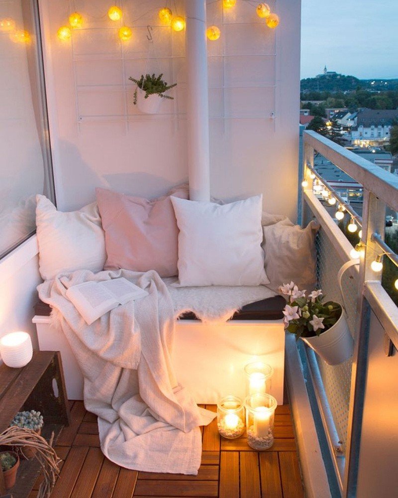 Уютный балкон своими руками