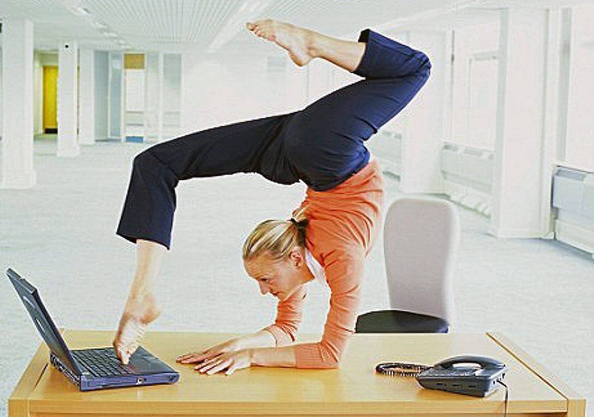 Гимнастика для офисных работников - 57 фото