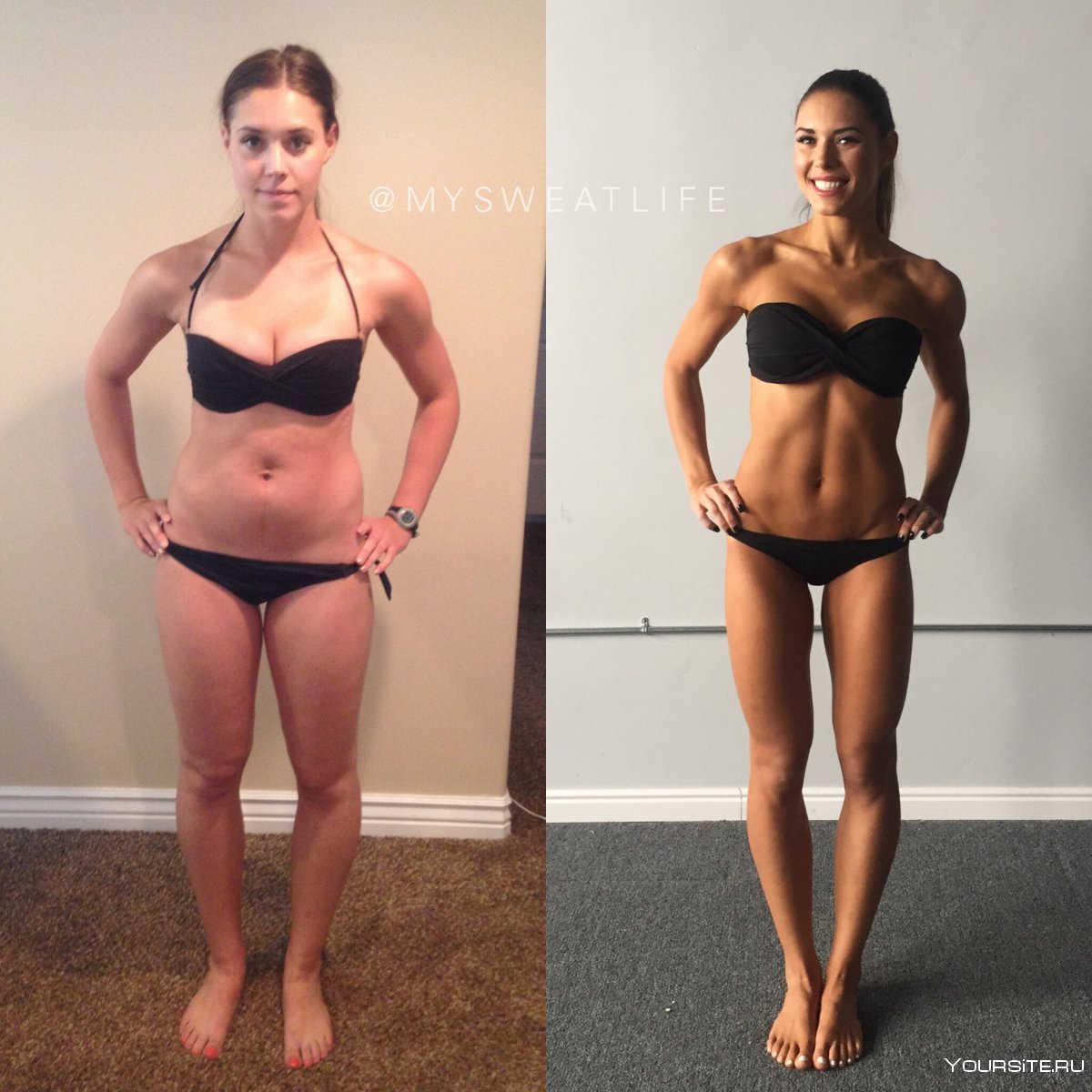 Женщины до и после занятий фитнесом: они не искали оправданий и получили результат!