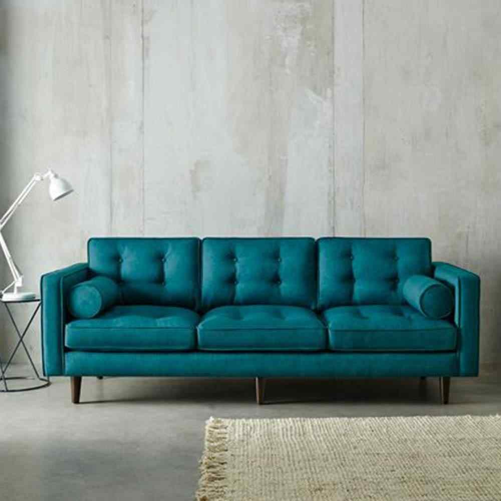 Сине зеленый диван