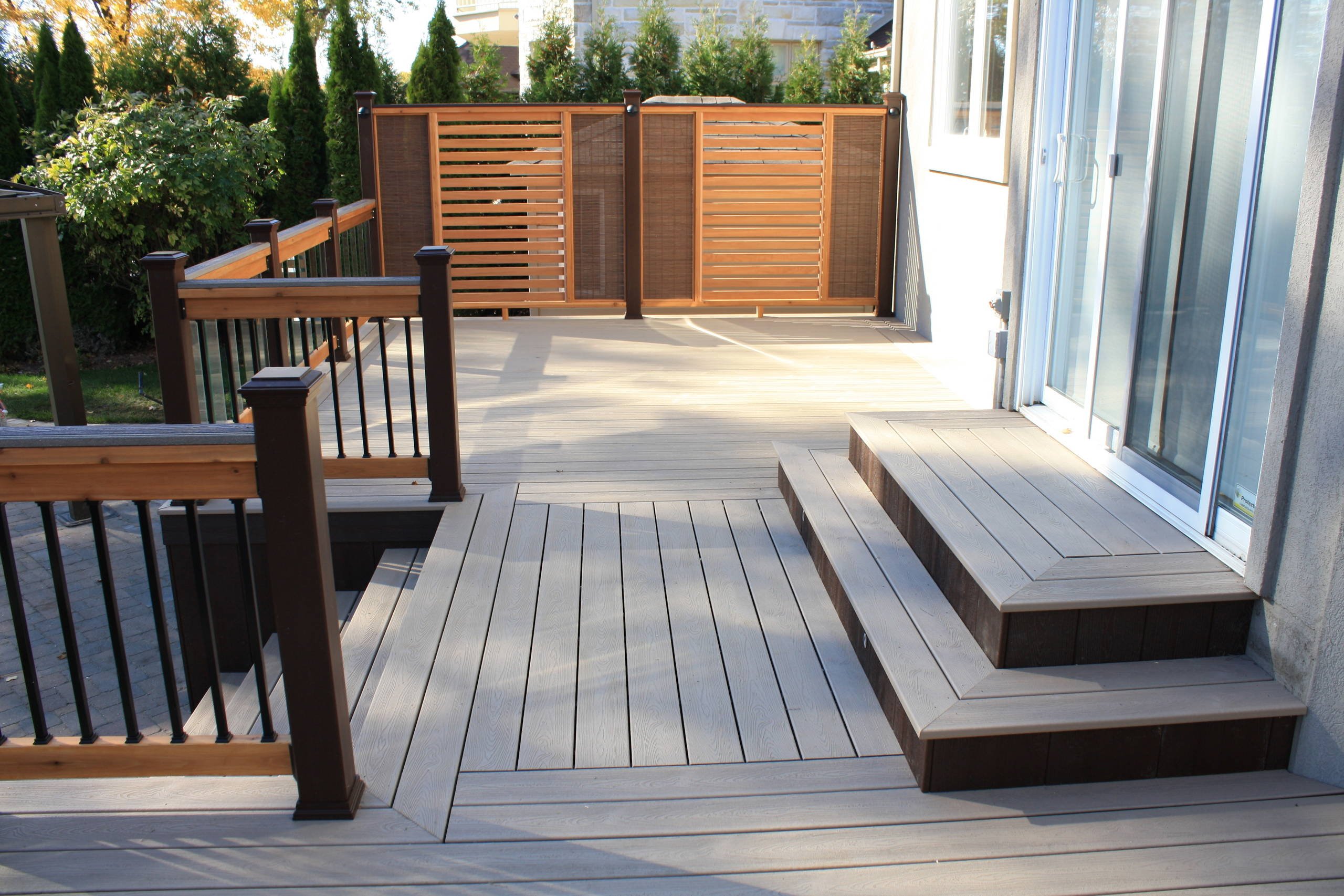 Терраса из дкп. Ступень ДПК Darvolex Deckron 320х20х4000 венге. Веранда ДПК. Timber Deck террасная доска. Ступени из ДПК L=1200мм.