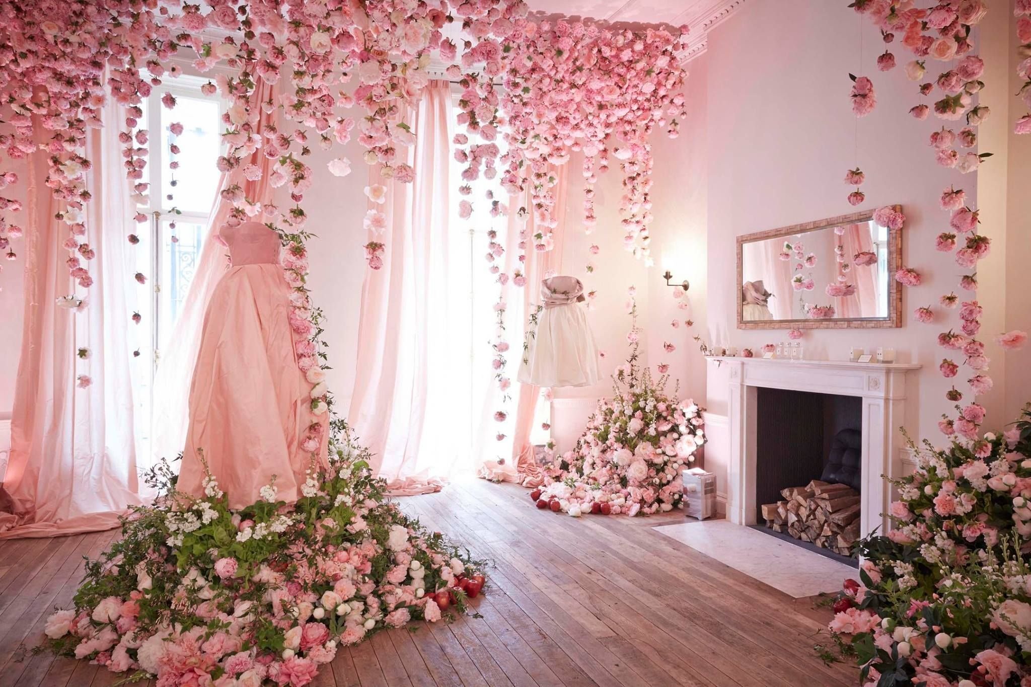 Оформление дома на свадьбу - красивое оформление свадьбы цветами