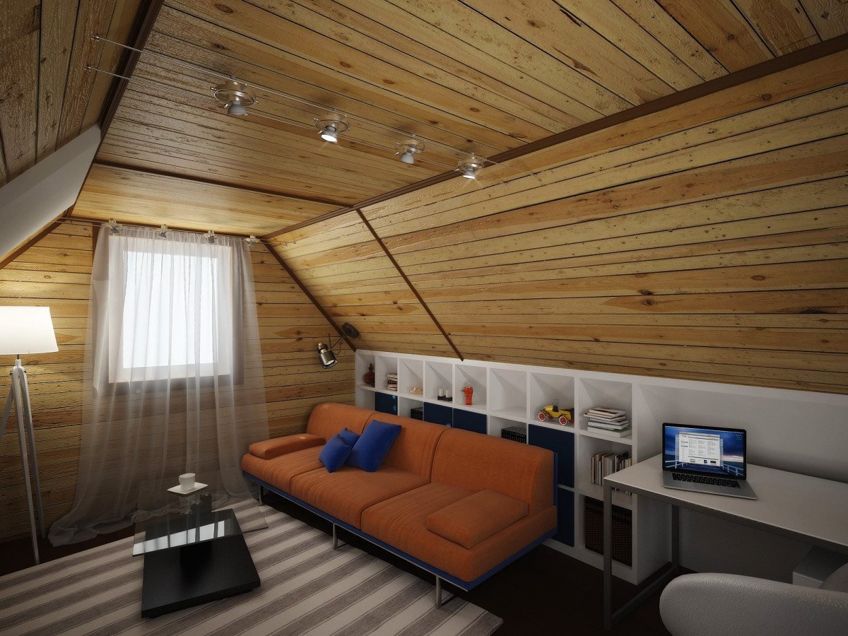 Дизайн спальной комнаты на даче