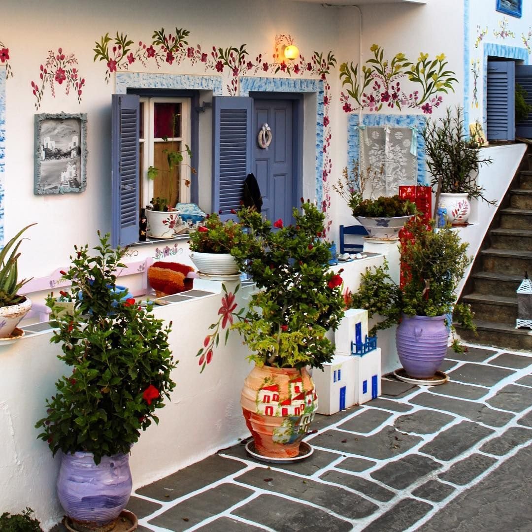 Белые домики в греции