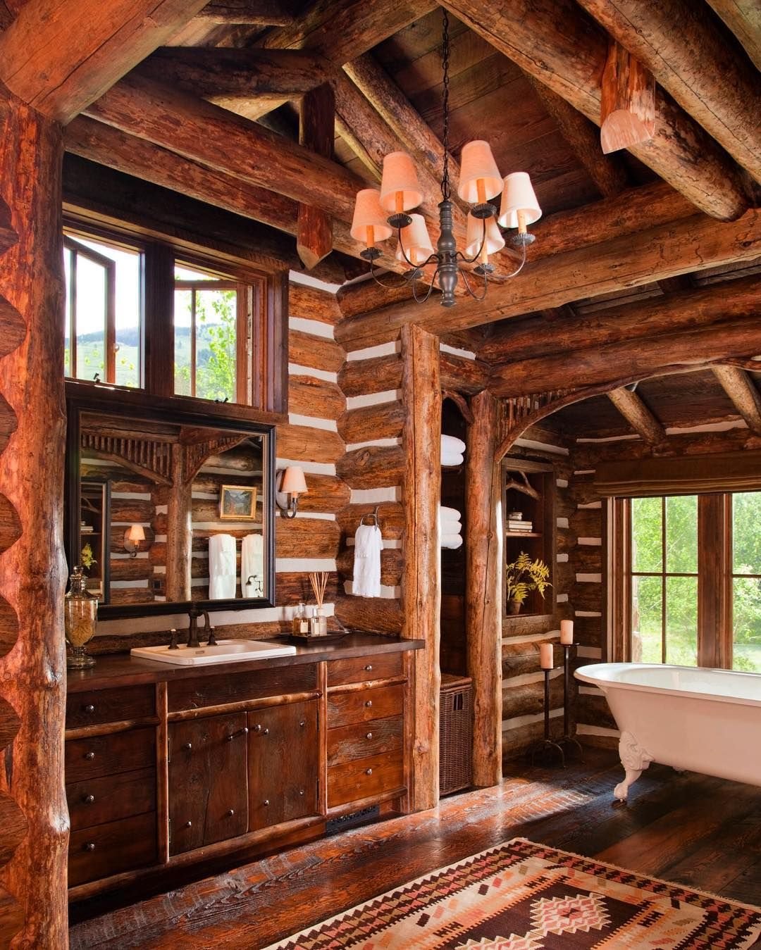 Дизайн комнат в деревянном доме