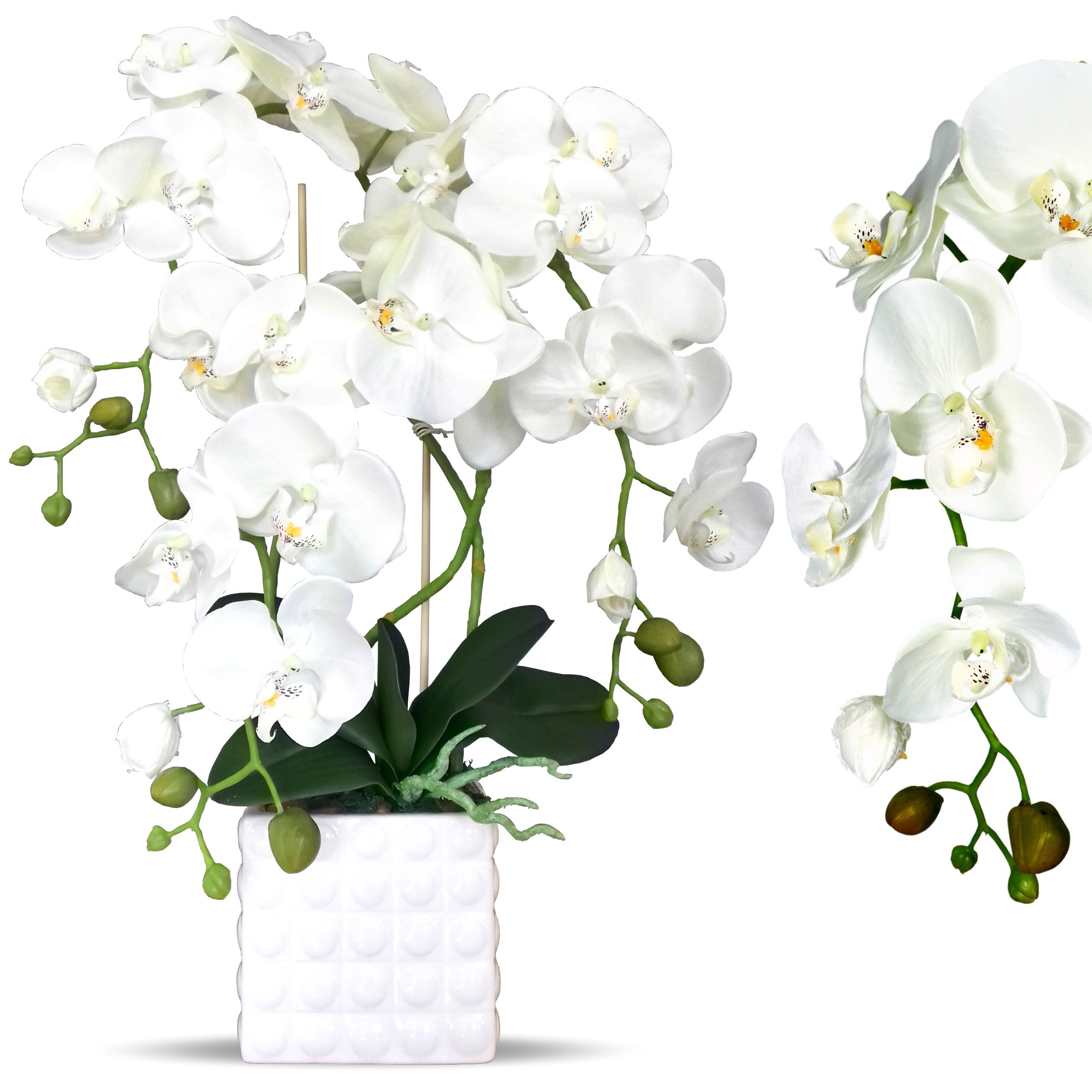 Орхидея в горшке купить в интернет. Искусственные орхидеи на вайлдберриз. Орхидея в горшке. ИССКУСТВЕННЫЕ Орхидея. Искусственные орхидеи в интерьере.