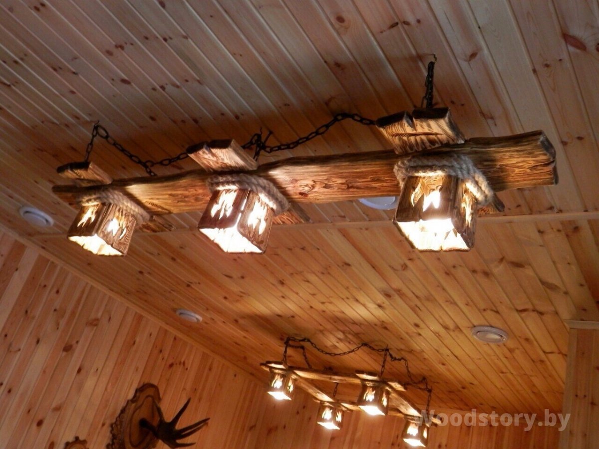 Деревянные Потолочные Светильники: Изготовления Своими Руками