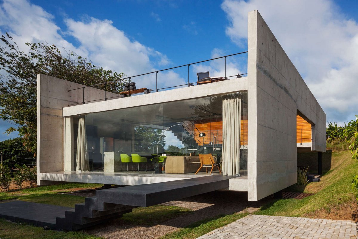 Модульный дом из бетона