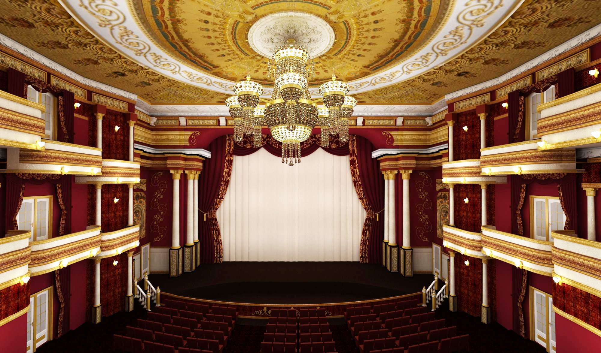 Как называются залы в театрах. Одесский оперный зрительный зал. Эрмитажный театр интерьеры зала. Драмтеатр Тирасполь внутри. Драматический театр интерьер.