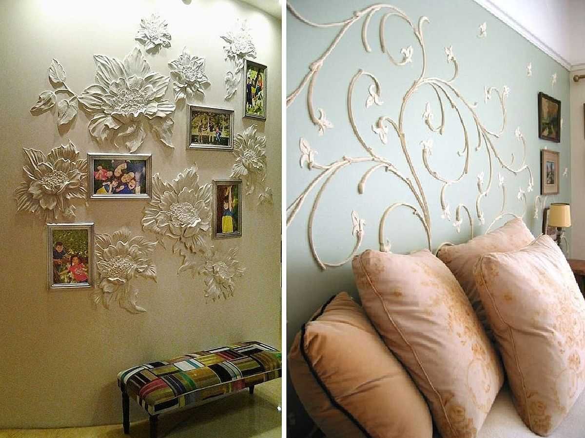 Декор стен своими руками — оригинальные идеи для украшения интерьера