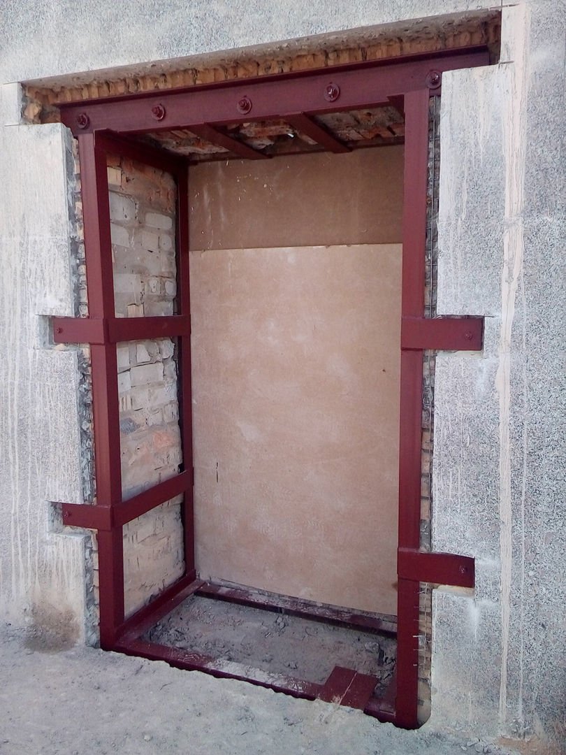 Расширение дверного проема в несущей стене