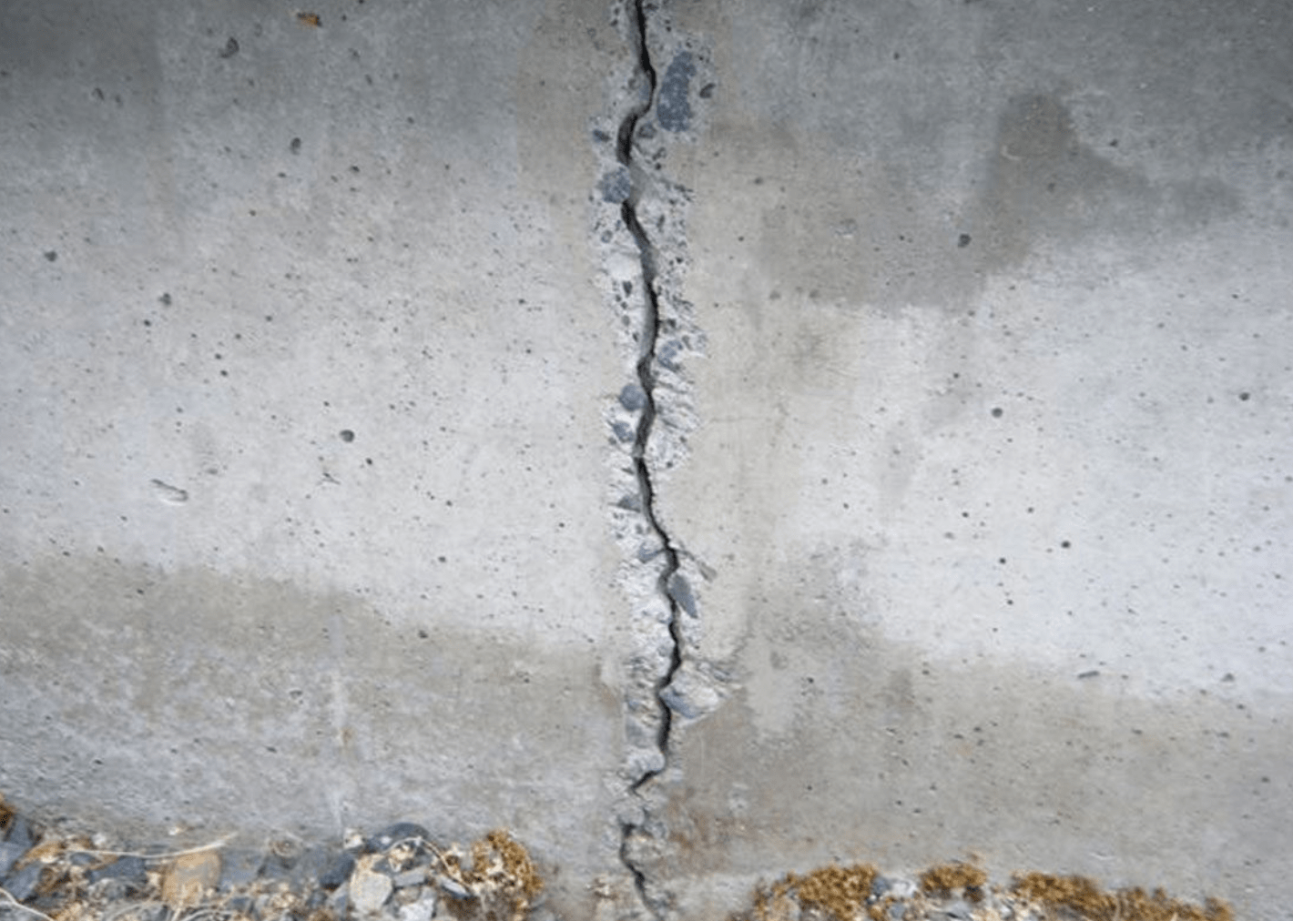 Устранение трещин. Трещины в жб перекрытии - монолит. Усадочные трещины в фундаменте. Температурно-усадочные трещины в бетоне. Трещины в железобетонных стенах.