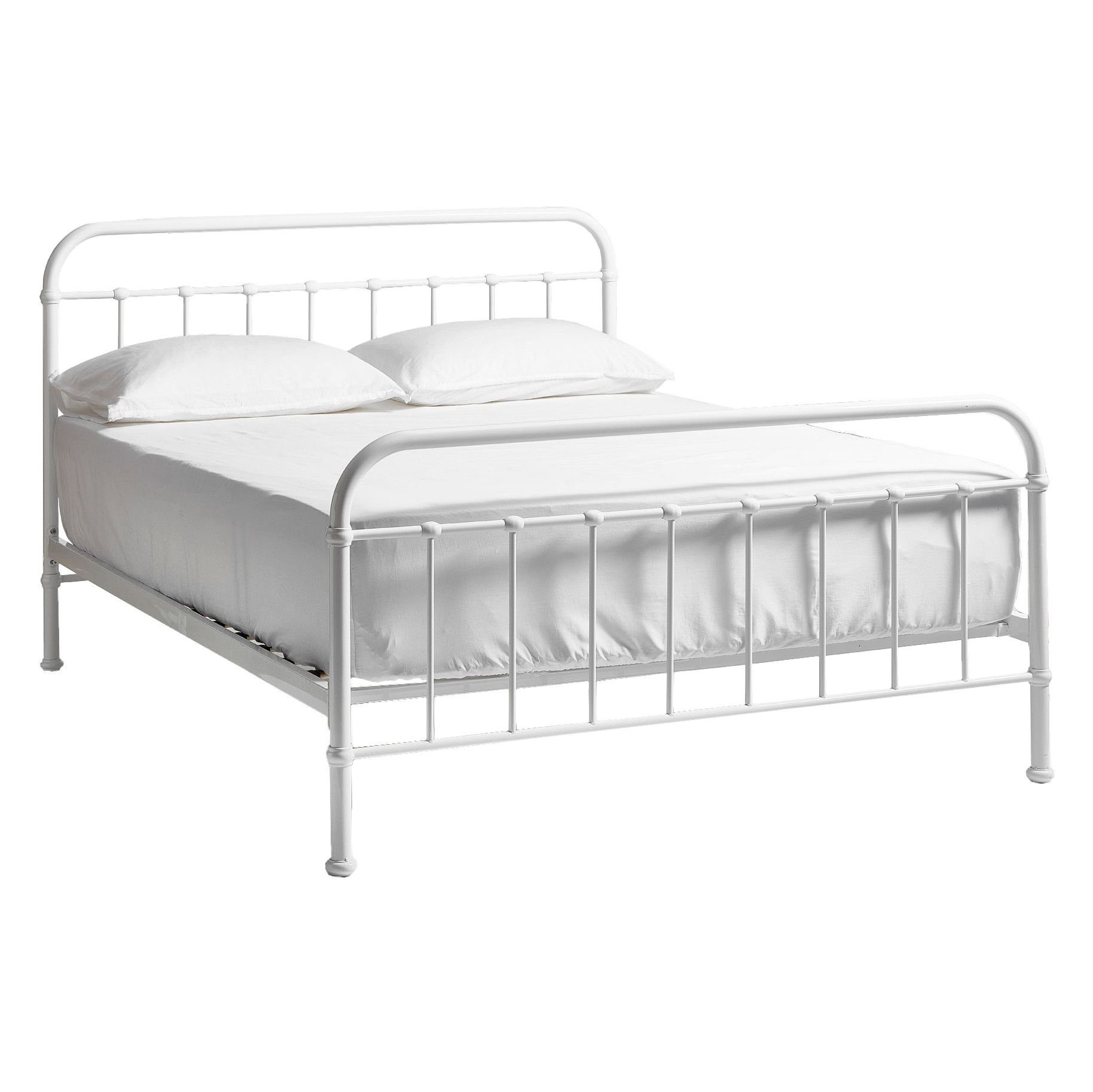 Металлическая кровать с матрасом купить. Железная кровать ikea. Кровать белая металл икея. Икеа железные кровати полуторки. Кровать икеа белая металлическая.