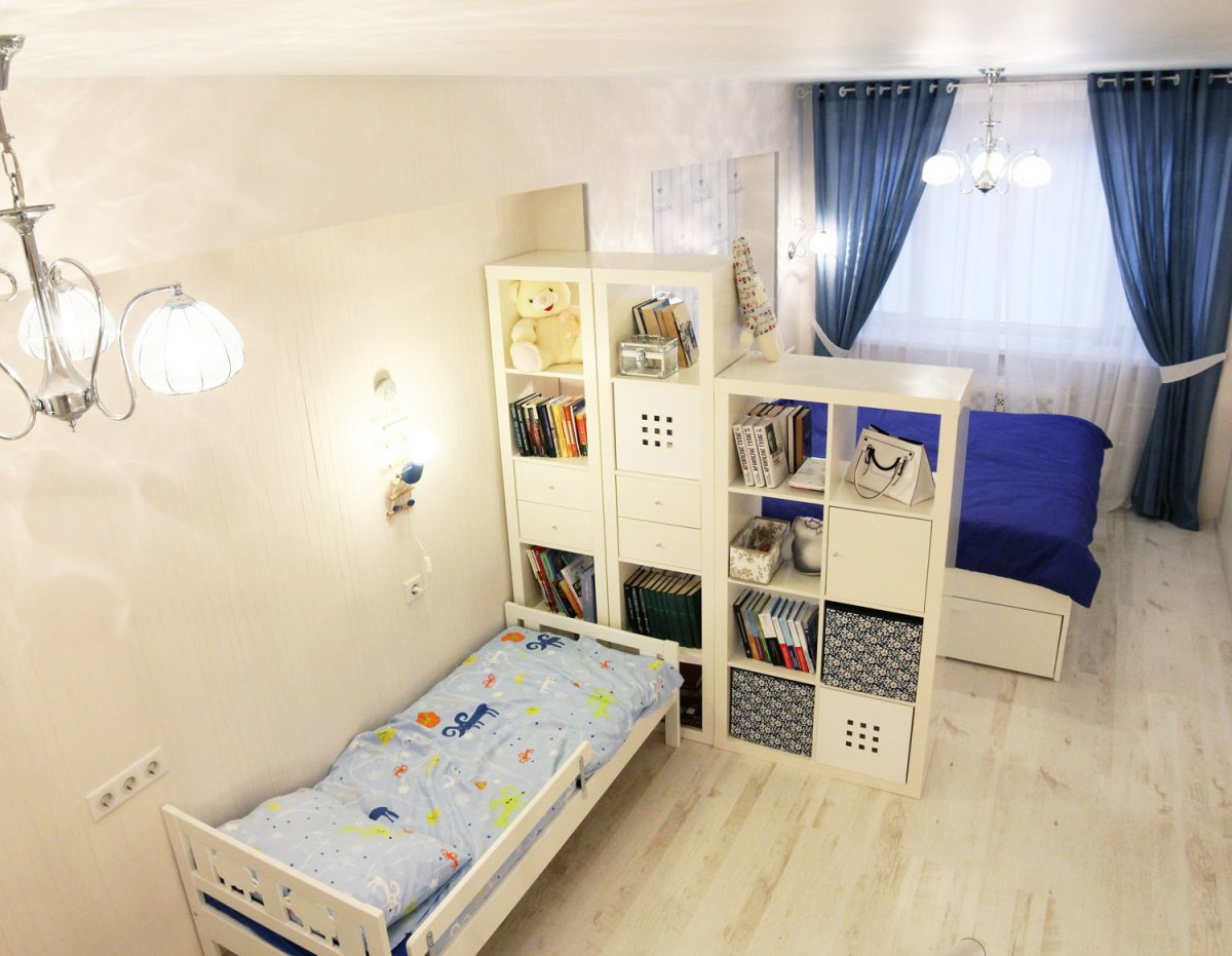Детская комната в однокомнатной квартире