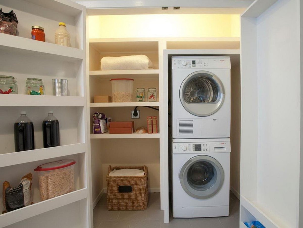 Шкаф для стиральной машины и сушилки