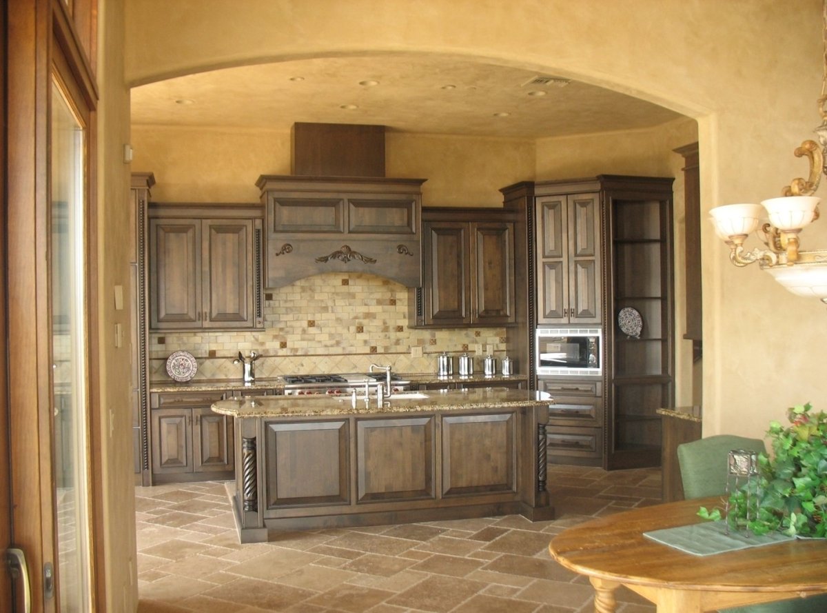 Кухня в тосканском стиле