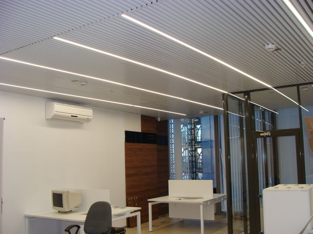 Подвесной потолок светильники офисные