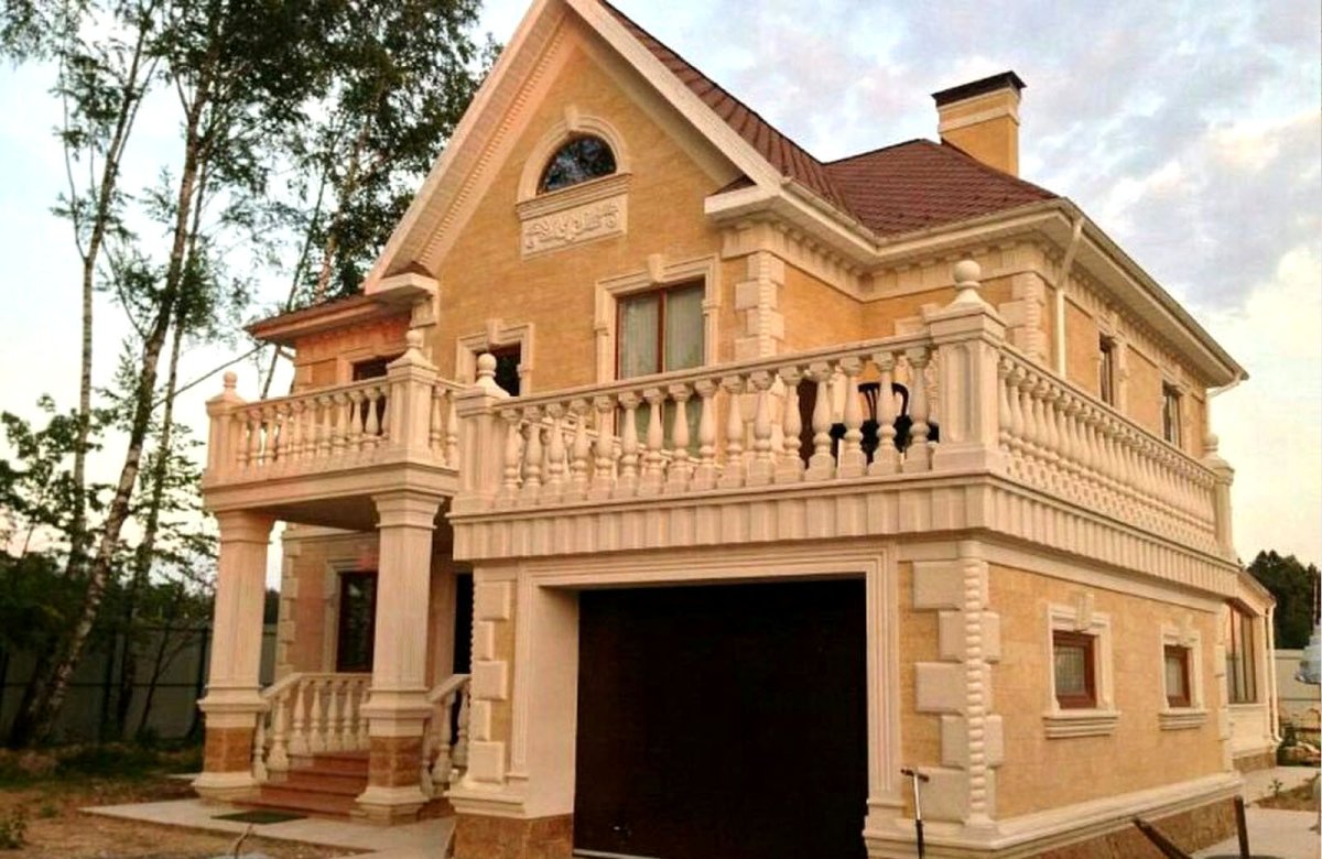 Дагестанский камень для фасада дома