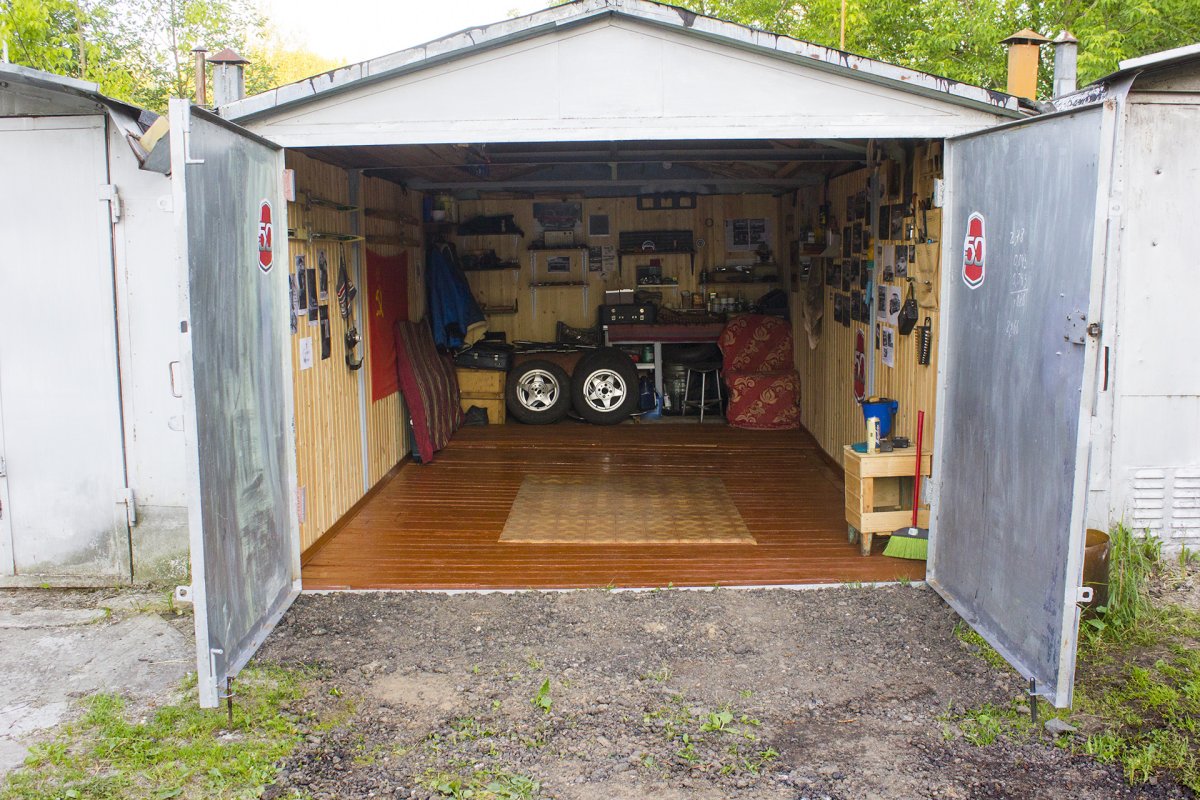 Передвижной гараж