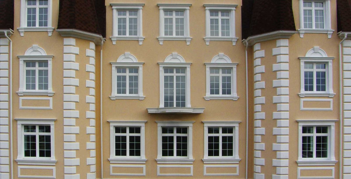 Декор фасада дома