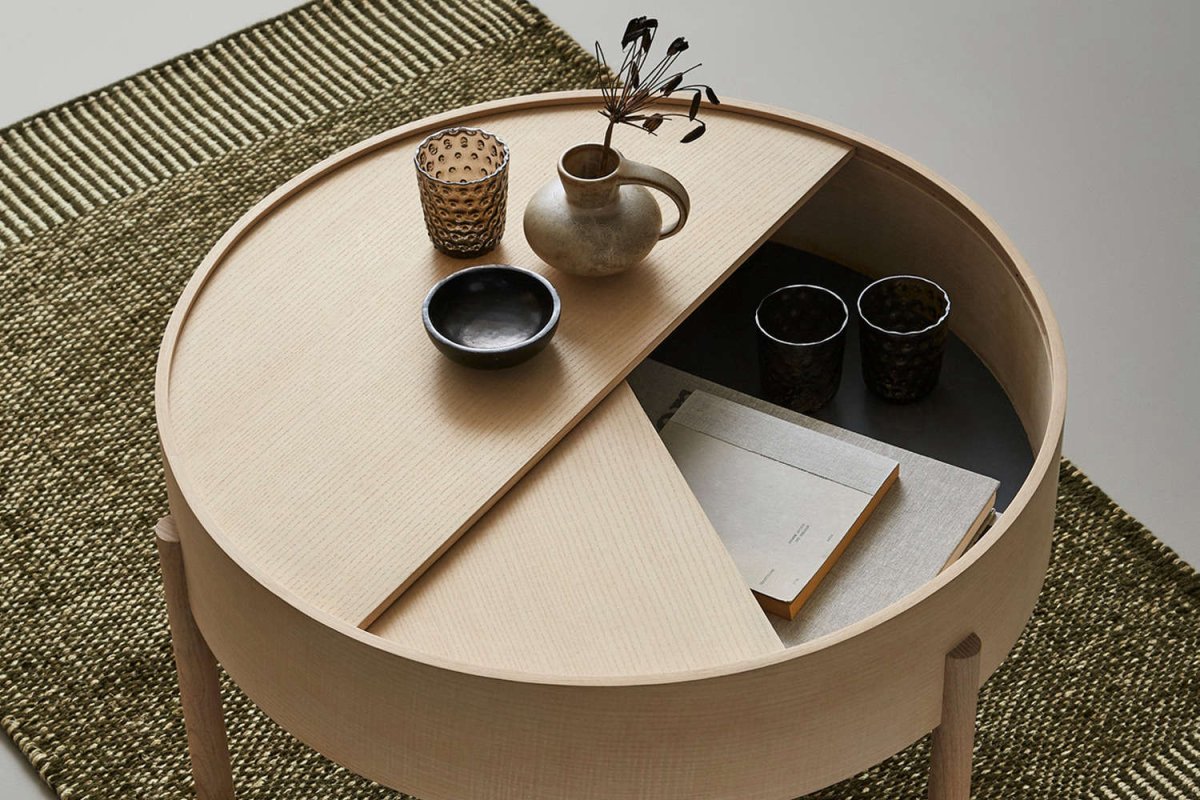 Кофейный столик в интерьере