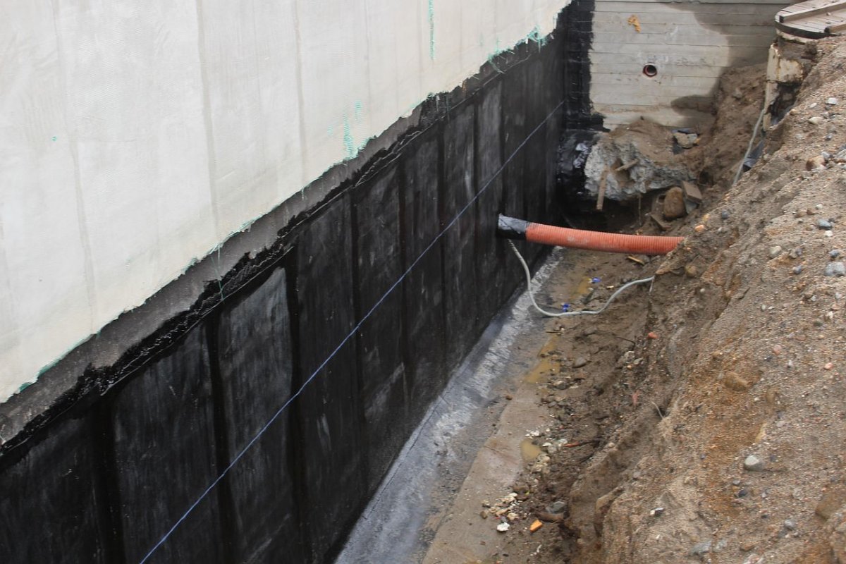 Гидроизоляция бетонных стен
